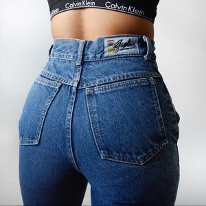 Vintage 1980s Gasoline High Waist Jeans · Size 25